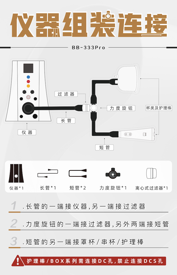 仪器组装连接