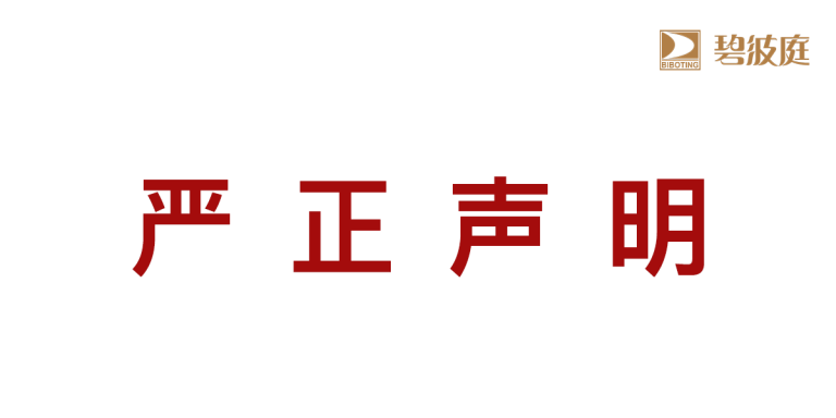 严正声明封面